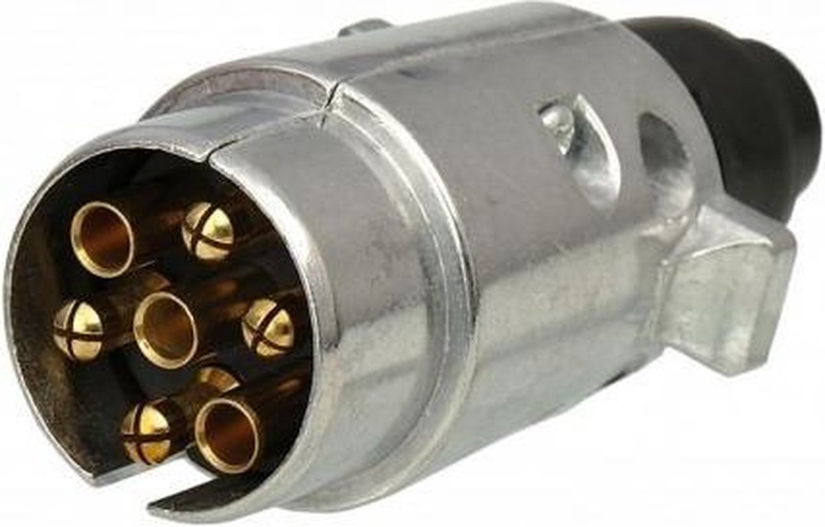 Aanhanger Stekker 7 polig 12 Volt - Metaal