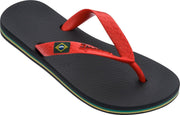 Ipanema Classic Brasil Kids Slippers - Zwart/Rood - Maat 27/28