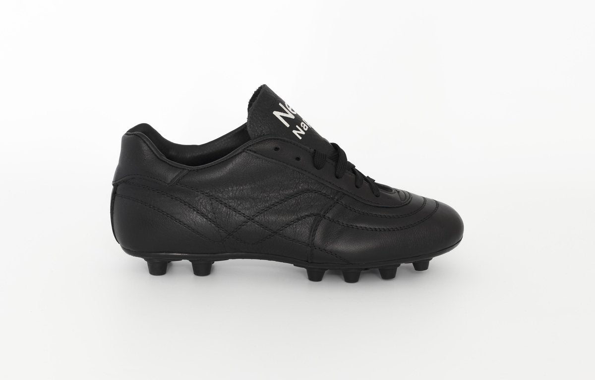 NeS Napoli FG - kunstgrasschoenen - Voetbalschoenen - Zwart - Leer
