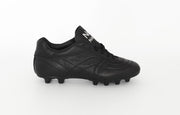 NeS Napoli FG - kunstgrasschoenen - Voetbalschoenen - Zwart - Leer