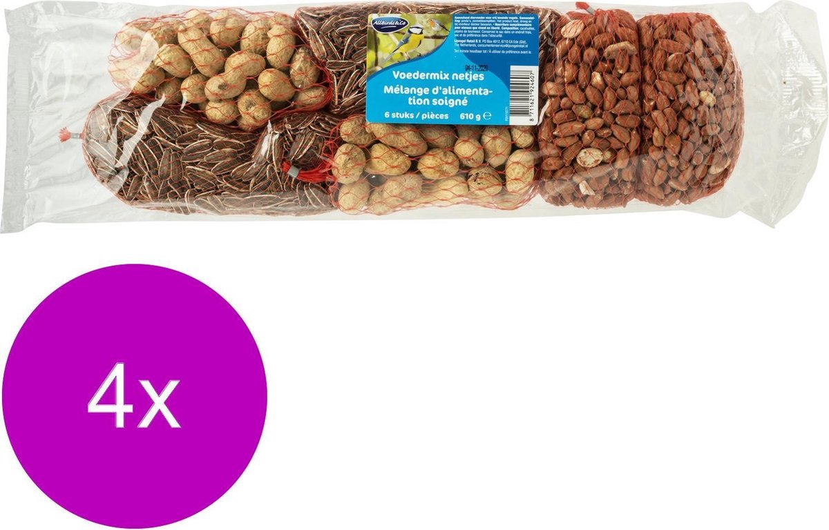 Allbirds&Co Vogelvoermix Netjes A 6 - Voer - 4 x 610 g