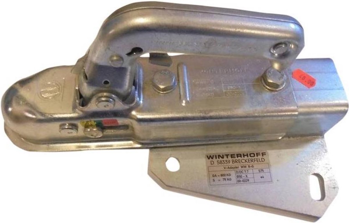 Winterhoff V-dissel - koker 50 mm - 800 kg - ongeremde koppeling