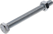 Zeskantbout met moer M8x80 per 20 gegalvaniseerd