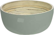 Schaaltje ø14x6cm Bamboe Groen