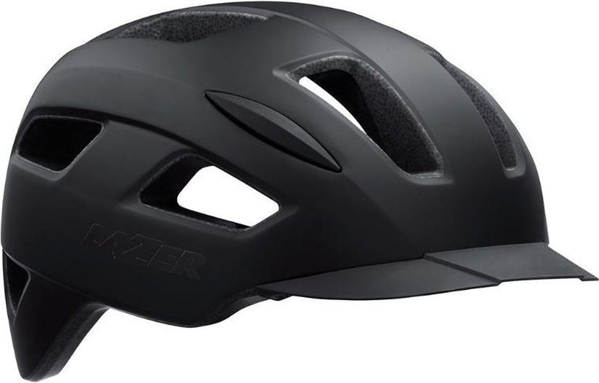 Lazer Fietshelm Lizard Polycarbonaat Zwart Maat 58-61 Cm