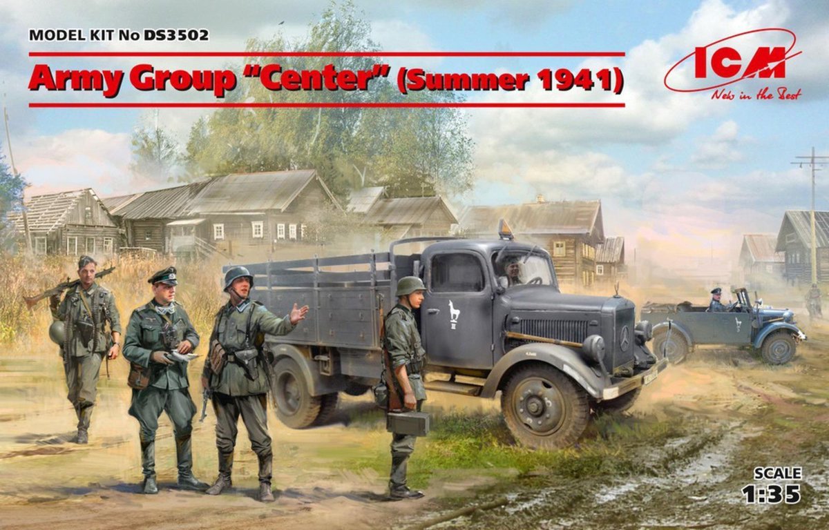 1:35 ICM DS3502 Army Group Center Summer 1941 Plastic kit