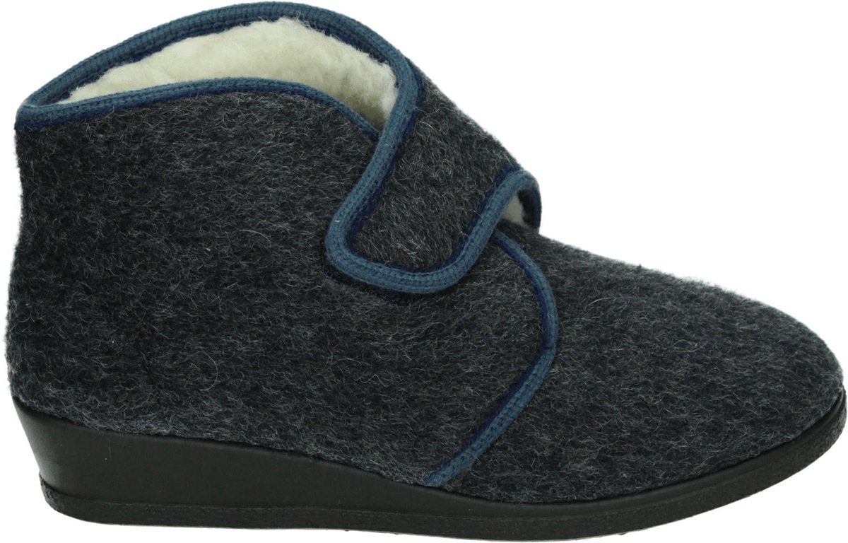 Rohde 2530 - Volwassenen Dames pantoffels - Kleur: Blauw - Maat: 38.5