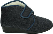 Rohde 2530 - Volwassenen Dames pantoffels - Kleur: Blauw - Maat: 38.5