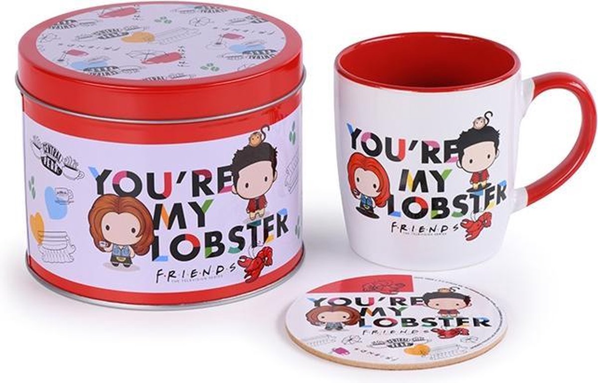 Friends Chibi You're My Lobster Metalen Blik Geschenkset