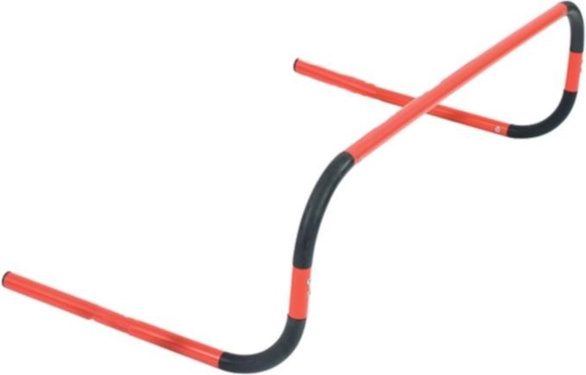 Precision Horden Buigbaar 40 Cm Pvc Zwart/rood 4-delig