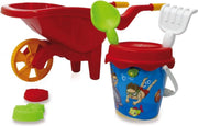 Jamara Kruiwagen Met Zandbakset Junior 60 Cm Rood 6-delig