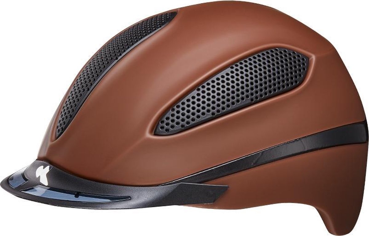 Paso M brown matt KED  cap met hoofdomtrek: 52-58 cm