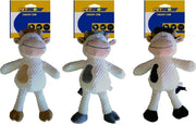 Chucky Cow Grijs Hondenspeelgoed Honden Hondenknuffel