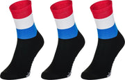 Winaar Fietssokken Nederland Rood/Wit/Blauw Maat XS (36-38) - 3 Paar