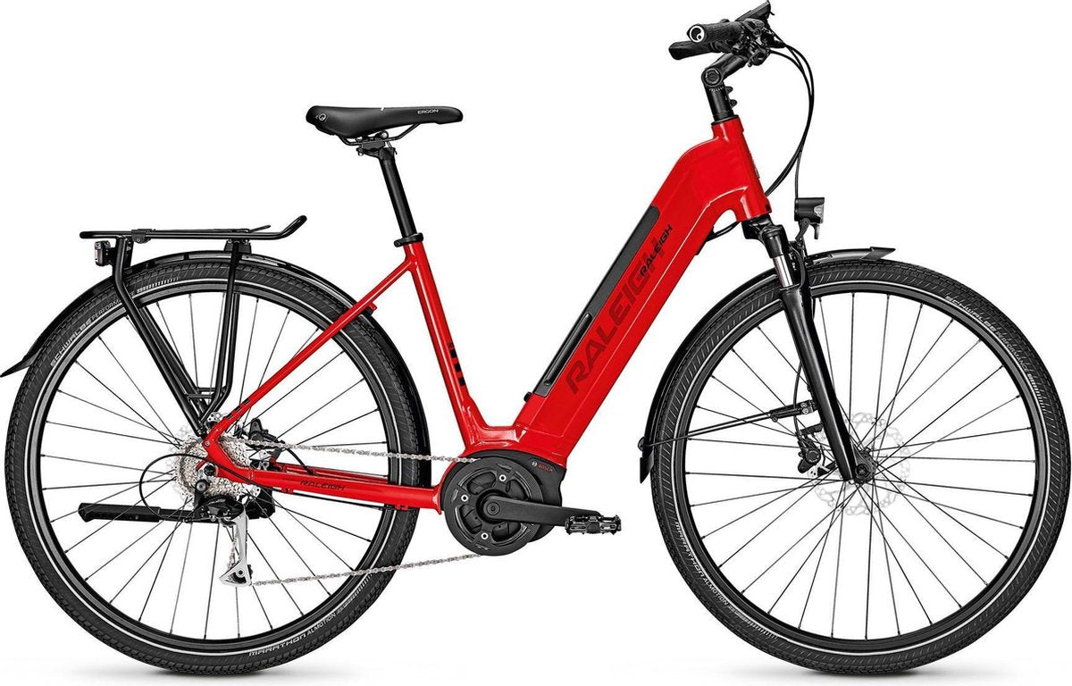 RALEIGH KENT 9 E-BIKE LADY 28INCH H53 > 9 SPEED FIRE RED GLOSSY