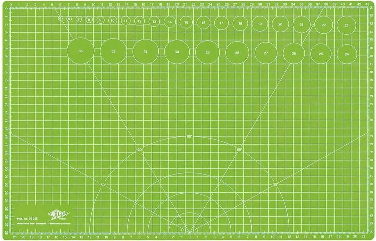 Wedo - Comfortline - Snijmat / Knutselmat - DIN-A3 - Appelgroen