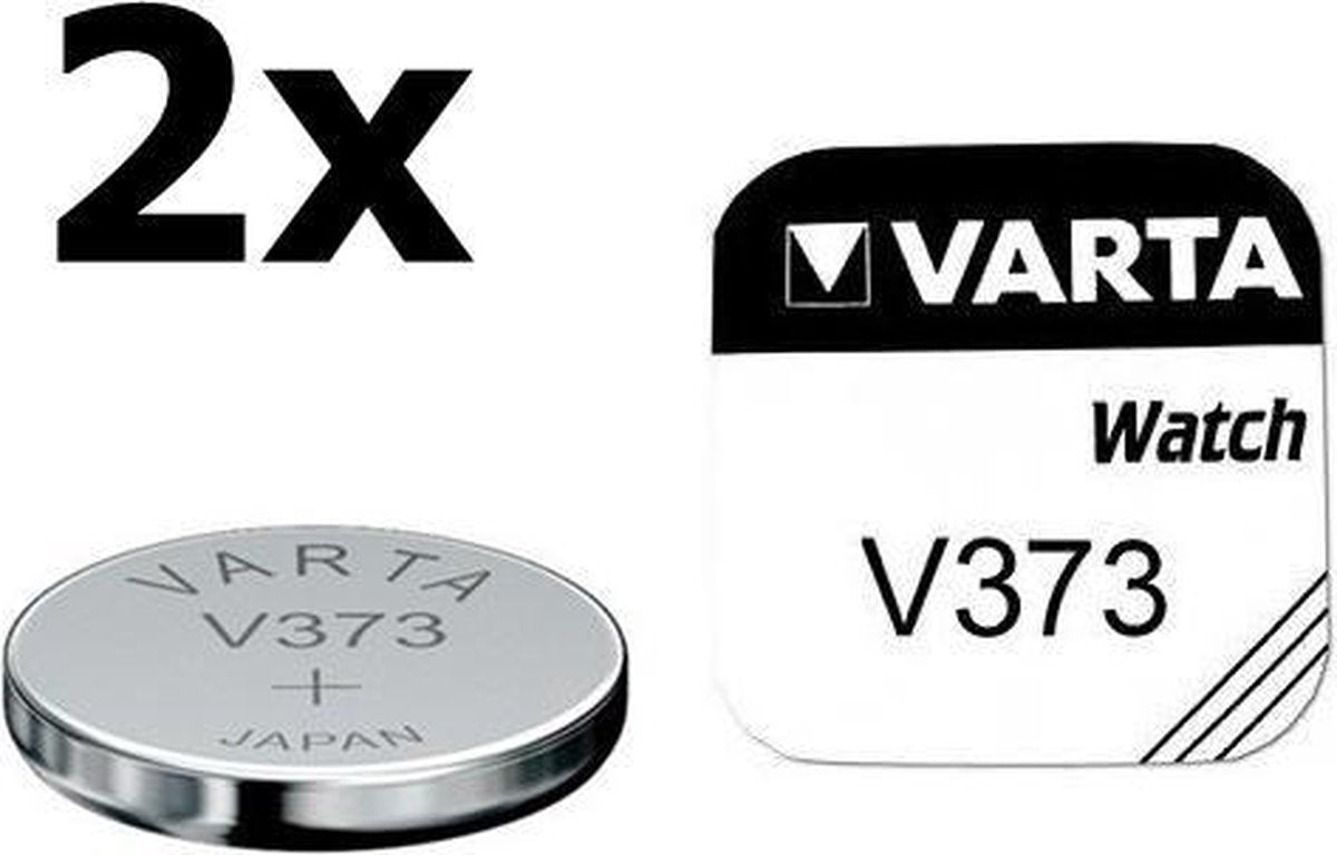 2 Stuks - Varta V373 23mAh 1.55V knoopcel batterij
