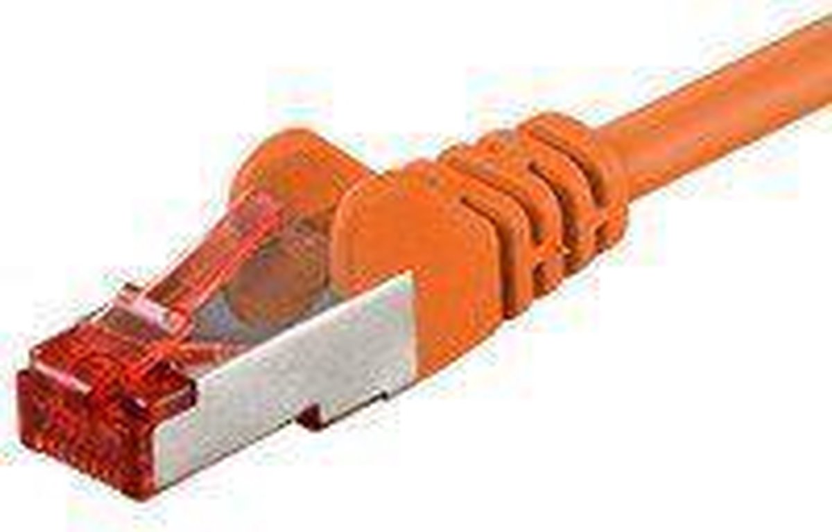 DSIT Netwerkkabel Cat6 SSTP/PIMF 15m oranje