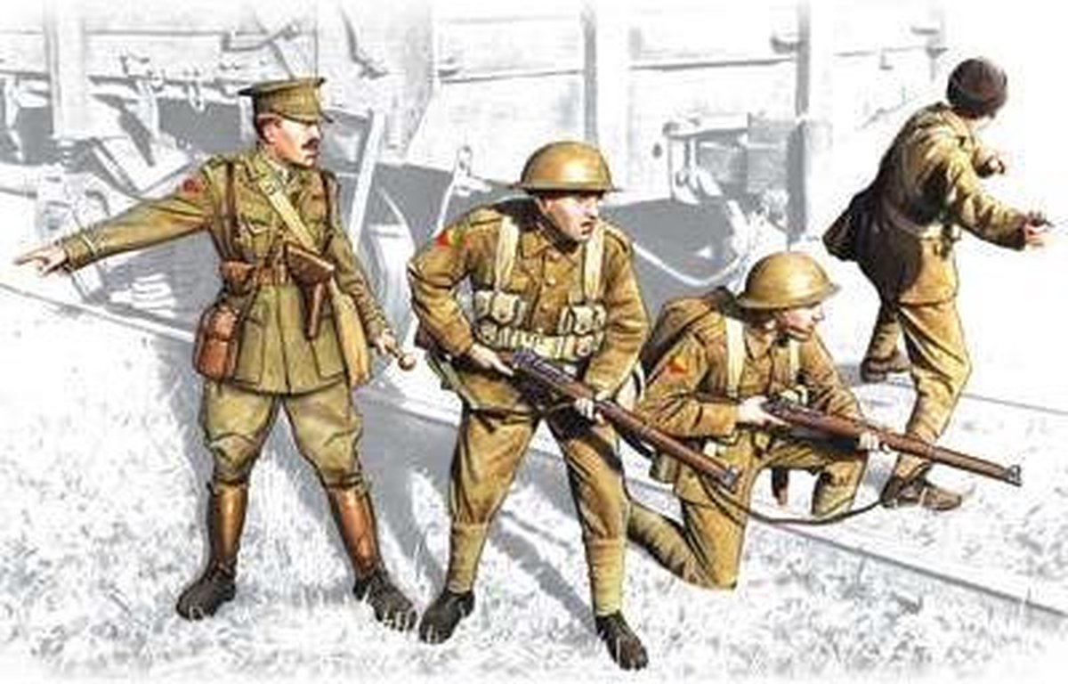 1:35 ICM 35301 British Infantry (1917-1918) Plastic kit