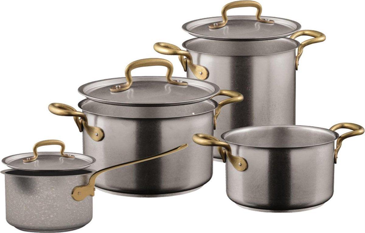 Pannenset 7-delig Vintage - Sambonet