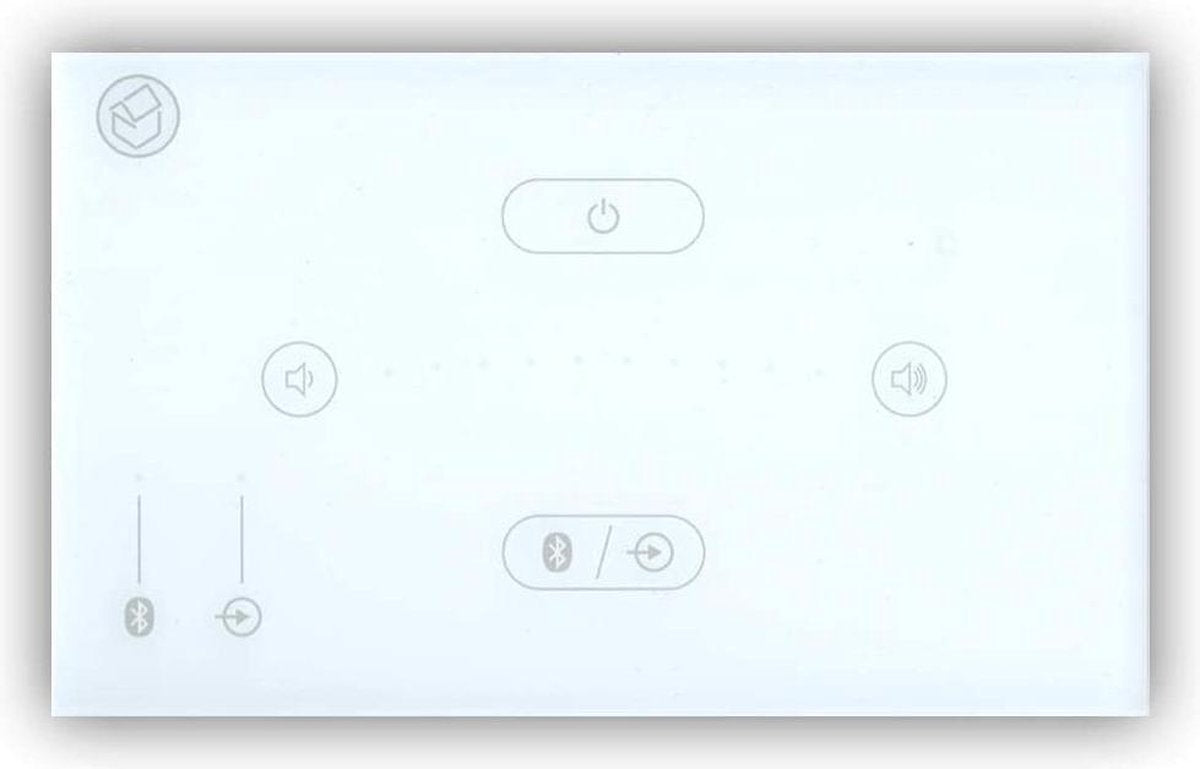 Inbouw versterker - Systemline E50 inbouw versterker voor muziek in de badkamer etc. - Bluetooth