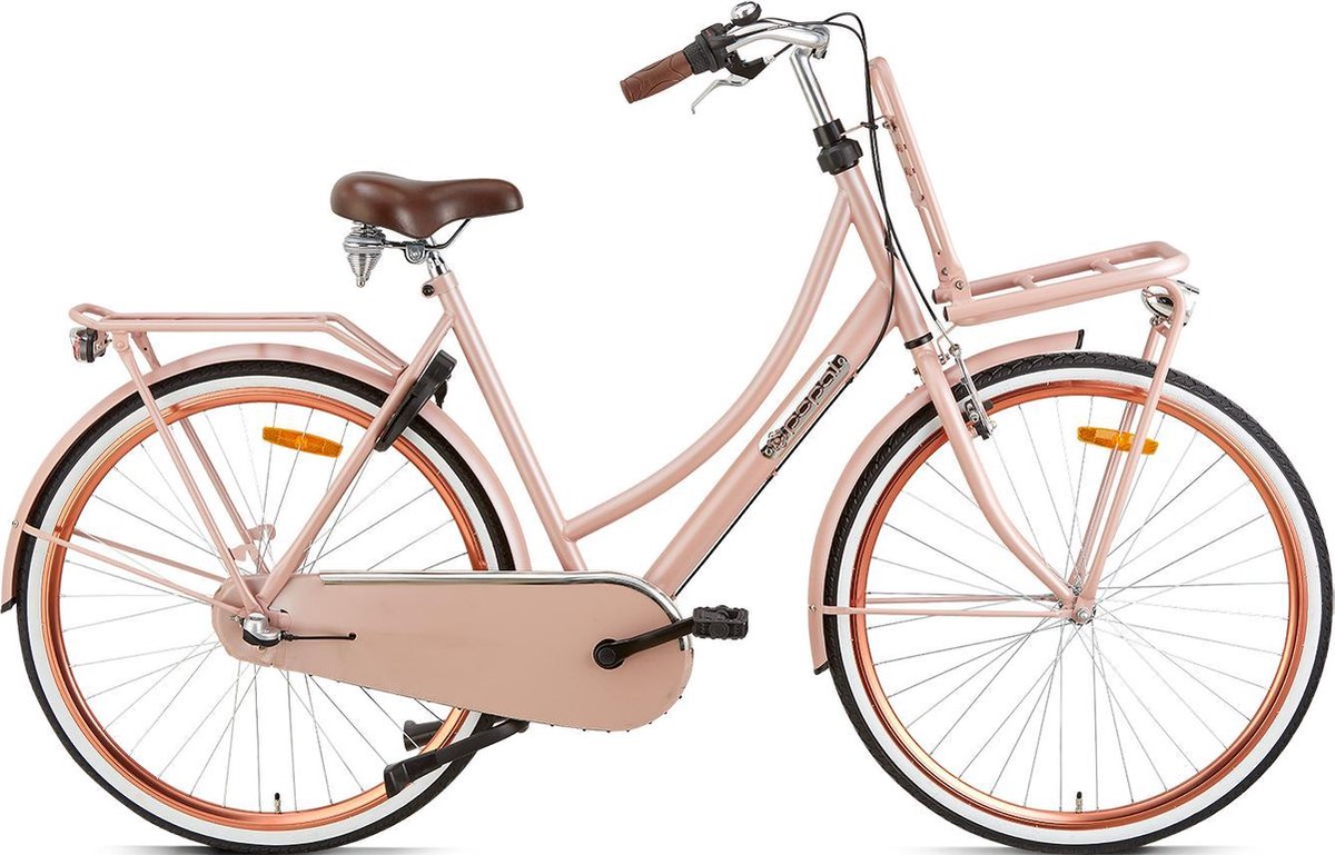 Popal Daily Dutch Basic+ Damesfiets - Transportfiets - 50 cm - Zalmroze