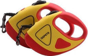 TBG Huisdier Hond Automatische Intrekbare Vezel Leiband Nacht Veiligheid LED Shining Automatisch Uitrekkende Hond Hand Vasthouden Touw DierbenodigdhedenYellow 5m
