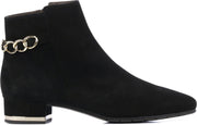Brunate Vrouwen Suède  Enkellaarsjes / Laarzen / Damesschoenen 38322 - Zwart - maat 41