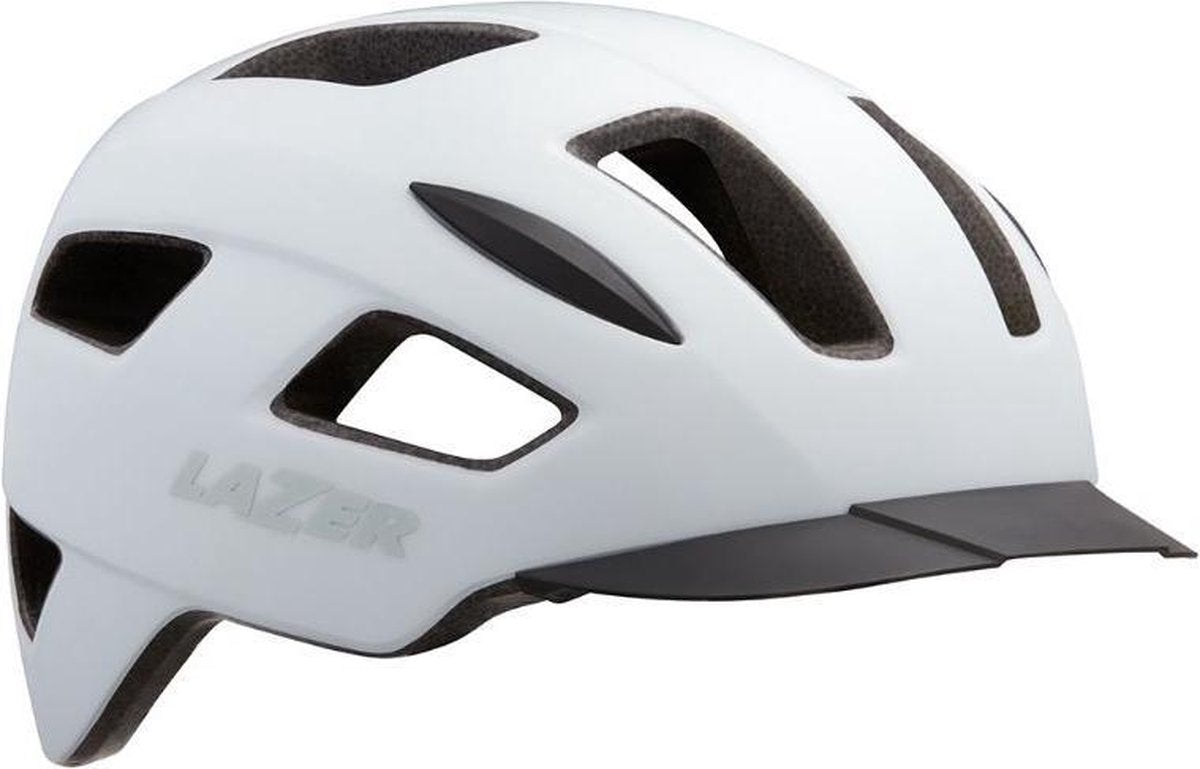 Lazer Fietshelm Lizard Mips Polycarbonaat Wit Maat 58-61 Cm
