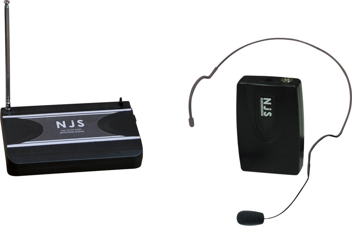 NJS 174.1 MHz VHF Hoofdband Radio Microfoonsysteem