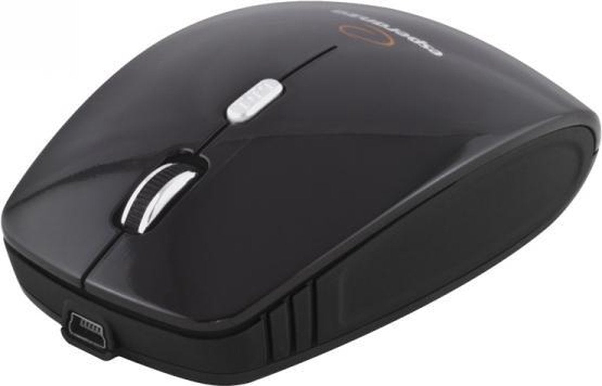 Esperanza EM121K muis RF Draadloos Optisch 1600 DPI Zwart