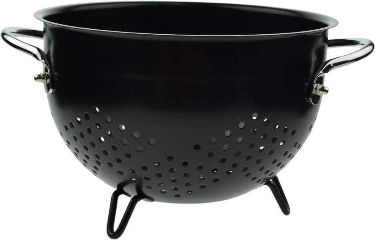 Orange85 Vergiet - Zwart - Metaal - 20cm - RVS - Kookgerei - Keuken