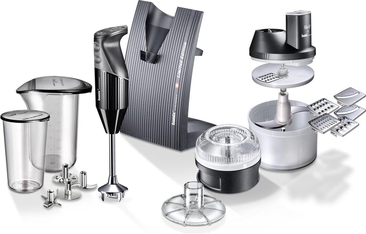Bamix SwissLine Superbox M200 - Staafmixer - zwart