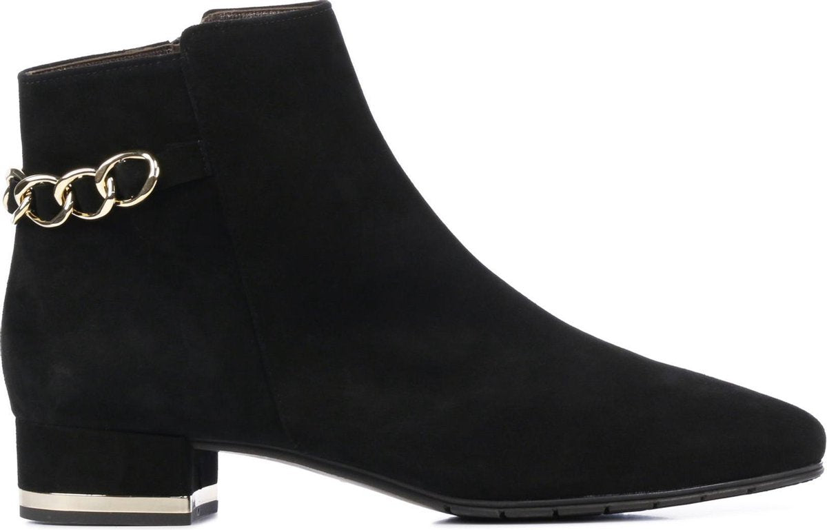 Brunate Vrouwen Suède  Enkellaarsjes / Laarzen / Damesschoenen 38322 - Zwart - maat 38.5