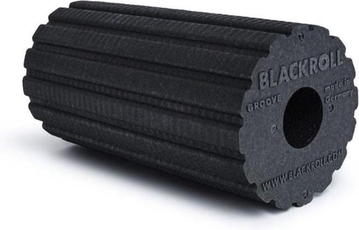 Blackroll Groove Foam Roller 30 cm Zwart
