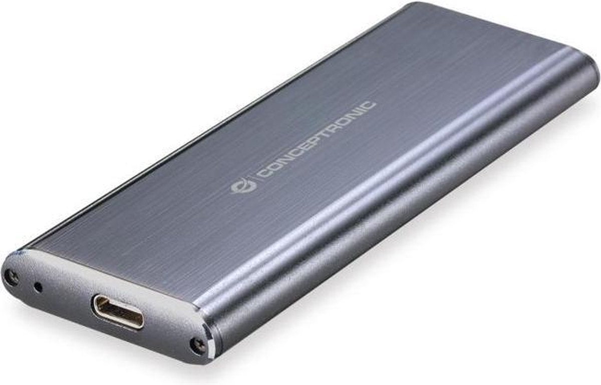Conceptronic HDE01G behuizing voor opslagstations M.2 SDD-behuizing Grijs