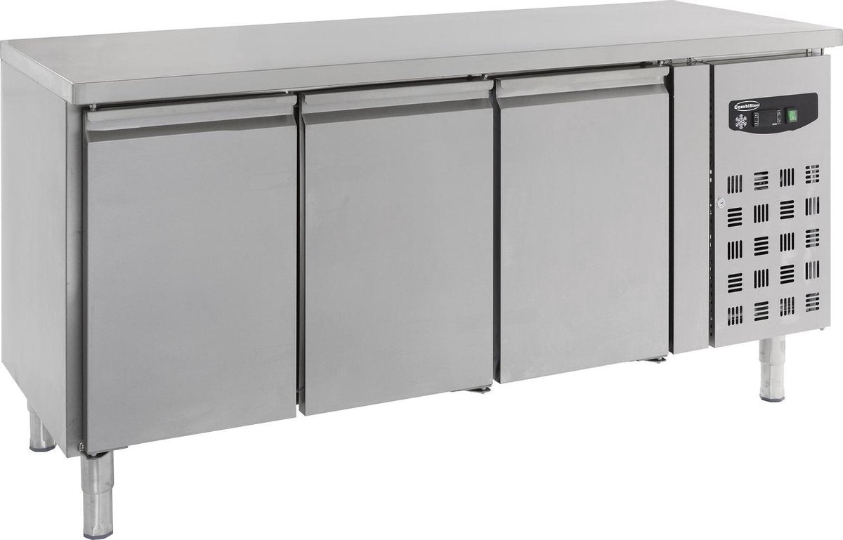 Professionele Vrieswerkbank | 3 Deuren | Standard Line | RVS | Combisteel | 7450.0083 | Horeca