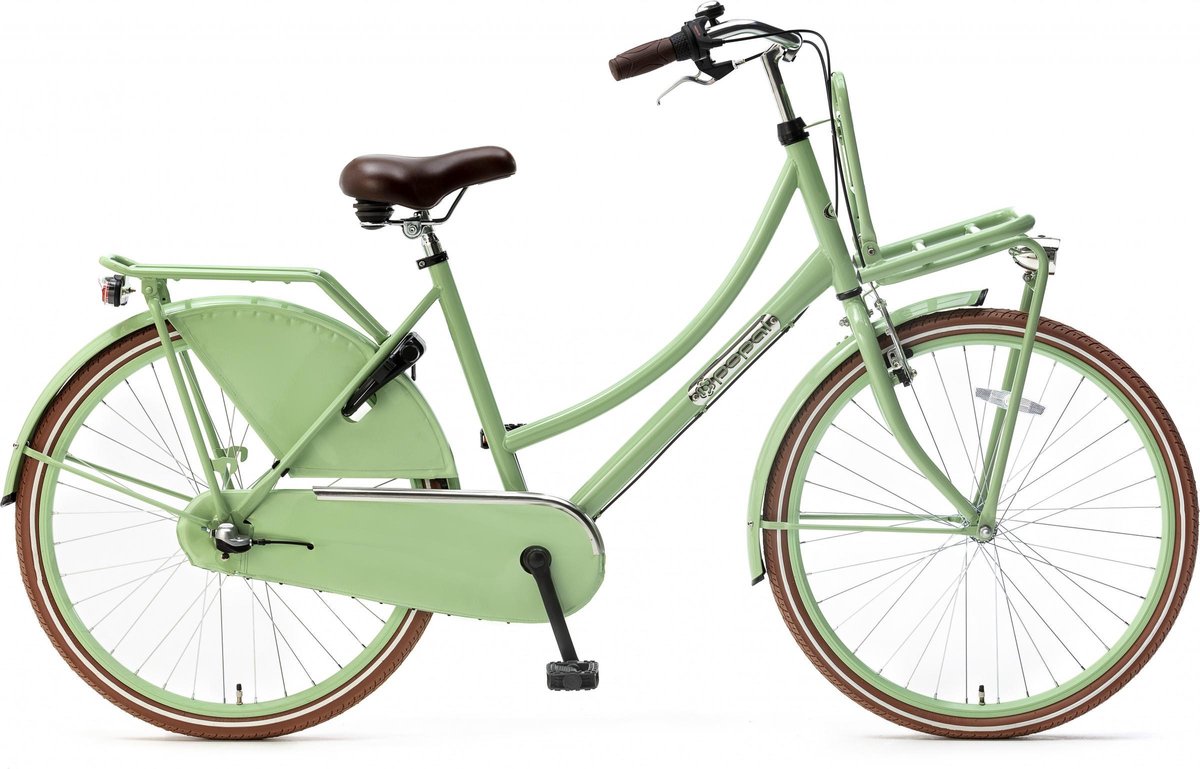 Popal Daily Dutch Basic+ Kinderfiets - 26 inch - 3 versnellingen - Groen