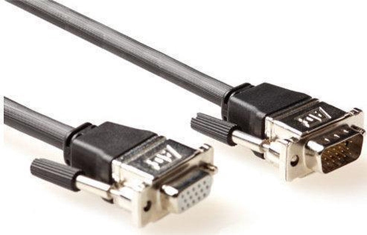 ACT - VGA (D-Sub) naar VGA (D-Sub) female - 15 m - Zwart