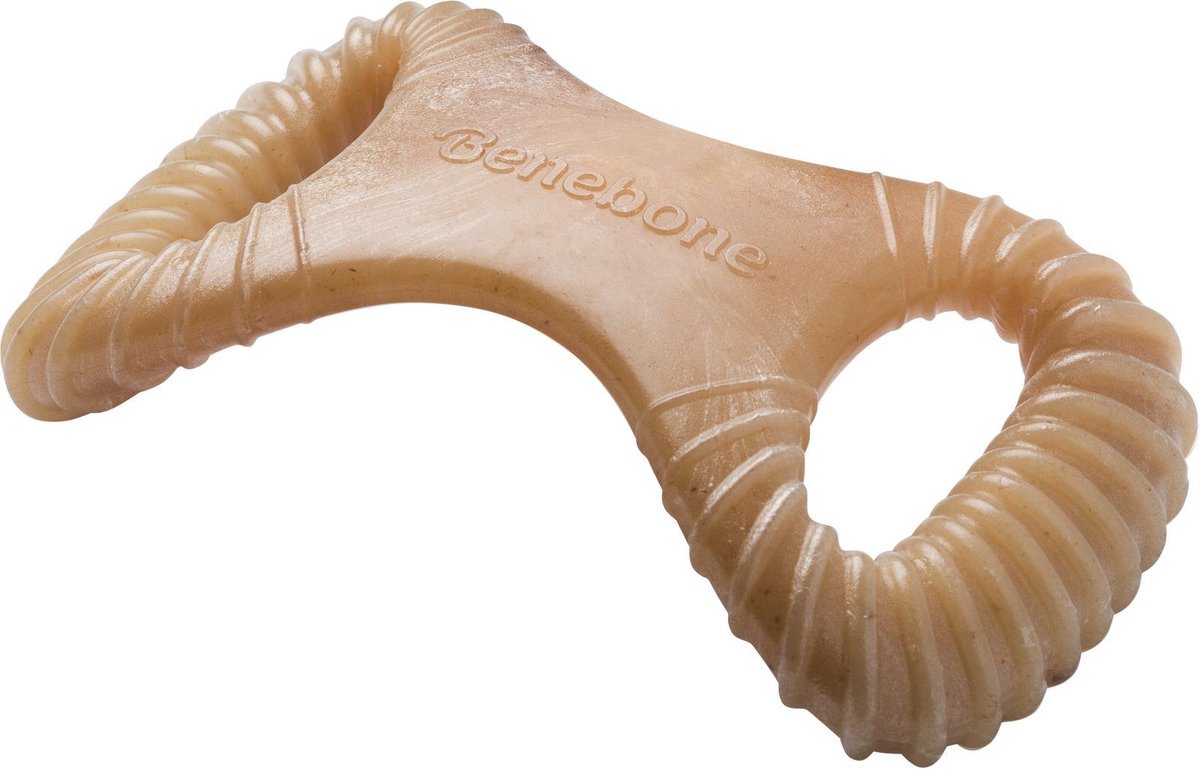 Jack and Vanilla Benebone DENTAL CHEW voor harde bijters tot 27 kg - Rotisserie Chicken-Medium 12 x 19 cm