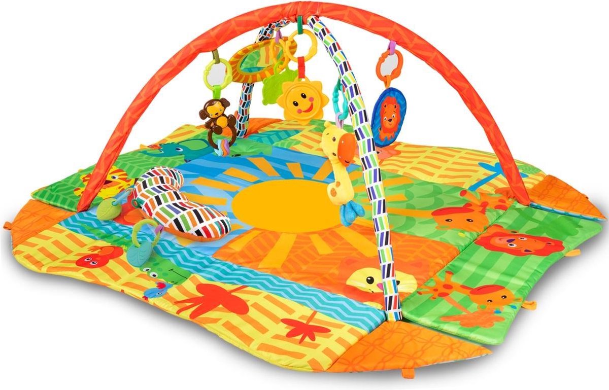 Kidwell Babygym met 8 speeltjes - 114 x 98 x 50 cm
