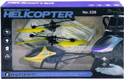 Zwevende helikopter met sensor