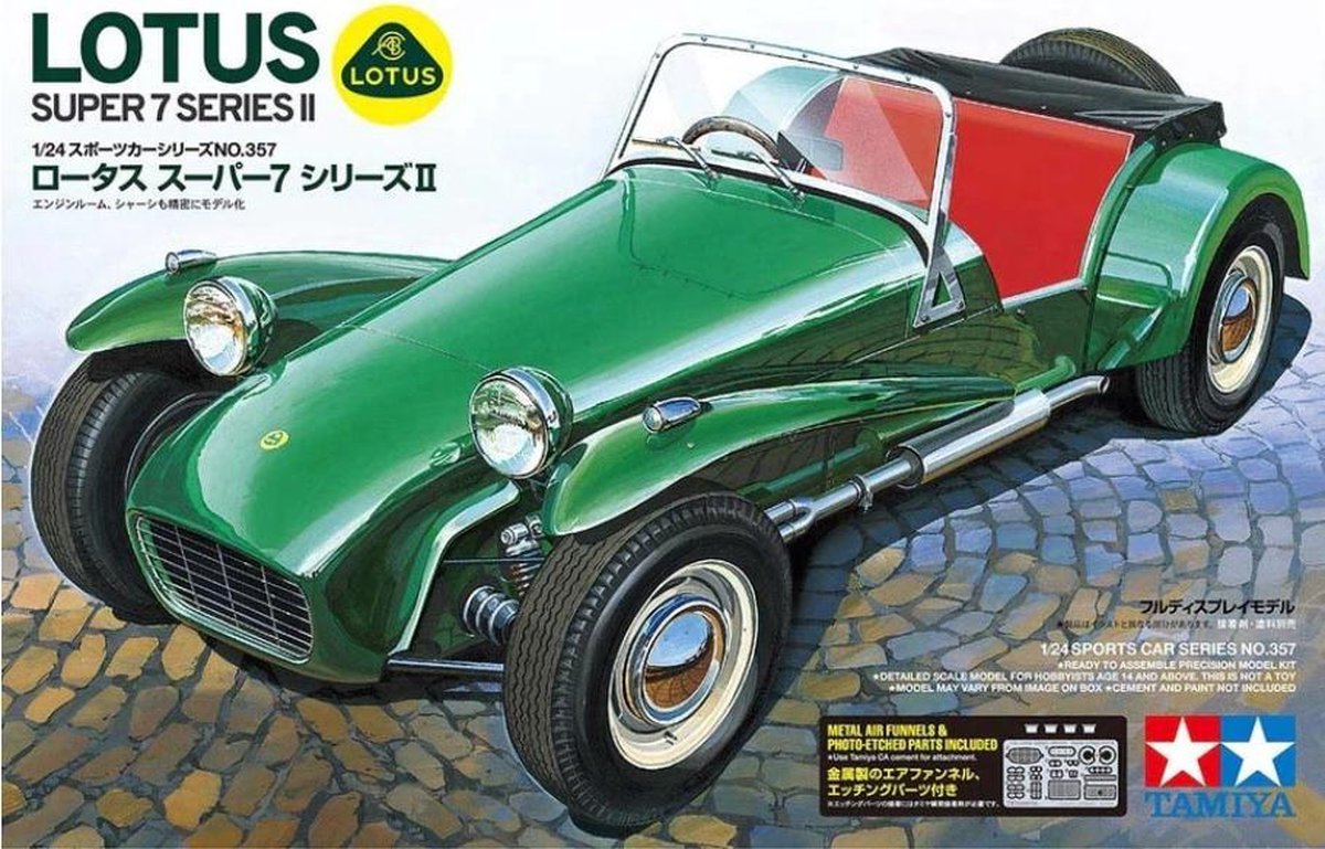 Tamiya 300024357 Lotus Super 7 Serie II Auto (bouwpakket) 1:24