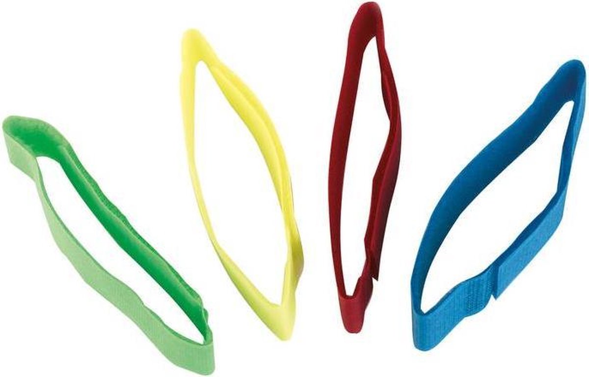Kerbl Enkelklitteband Rood 10 St.
