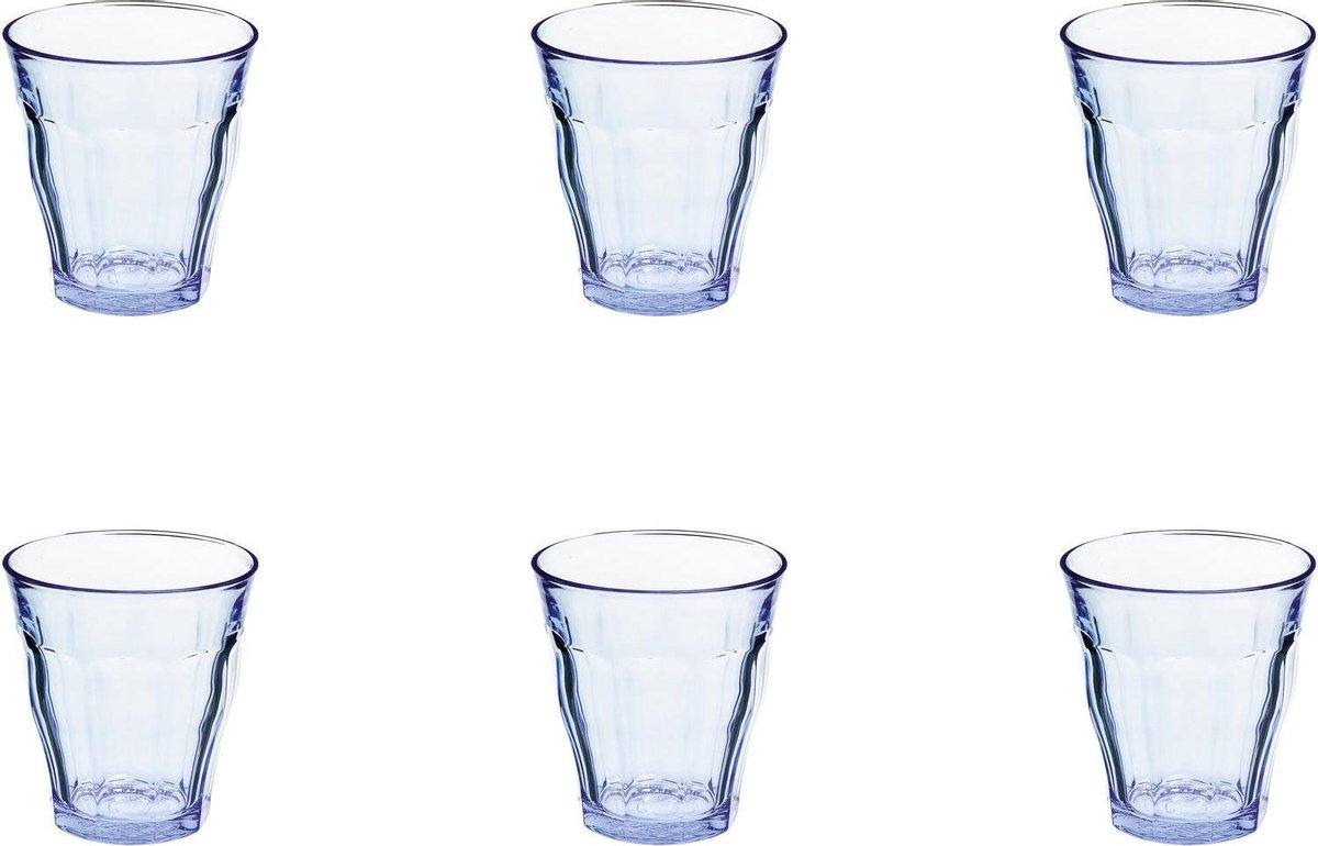 Duralex Picardie Waterglas 22 cl - Gehard glas - 6 stuks