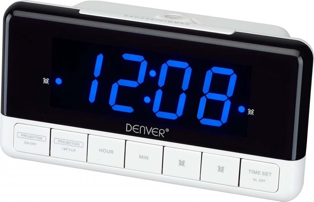 Denver Alarm Clock ECP-719NR - Wit