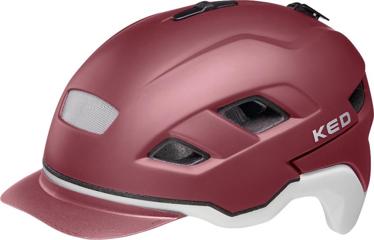 Fietshelm KED Berlin L (56-61cm) - merlot ash matt