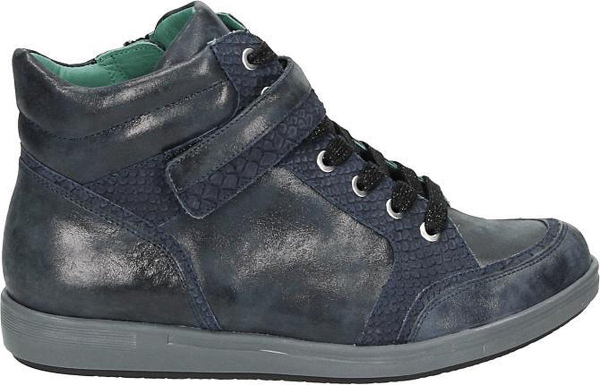 Durea 9623 K - Volwassenen VeterlaarzenHalf-hoge schoenen - Kleur: Blauw - Maat: 37.5
