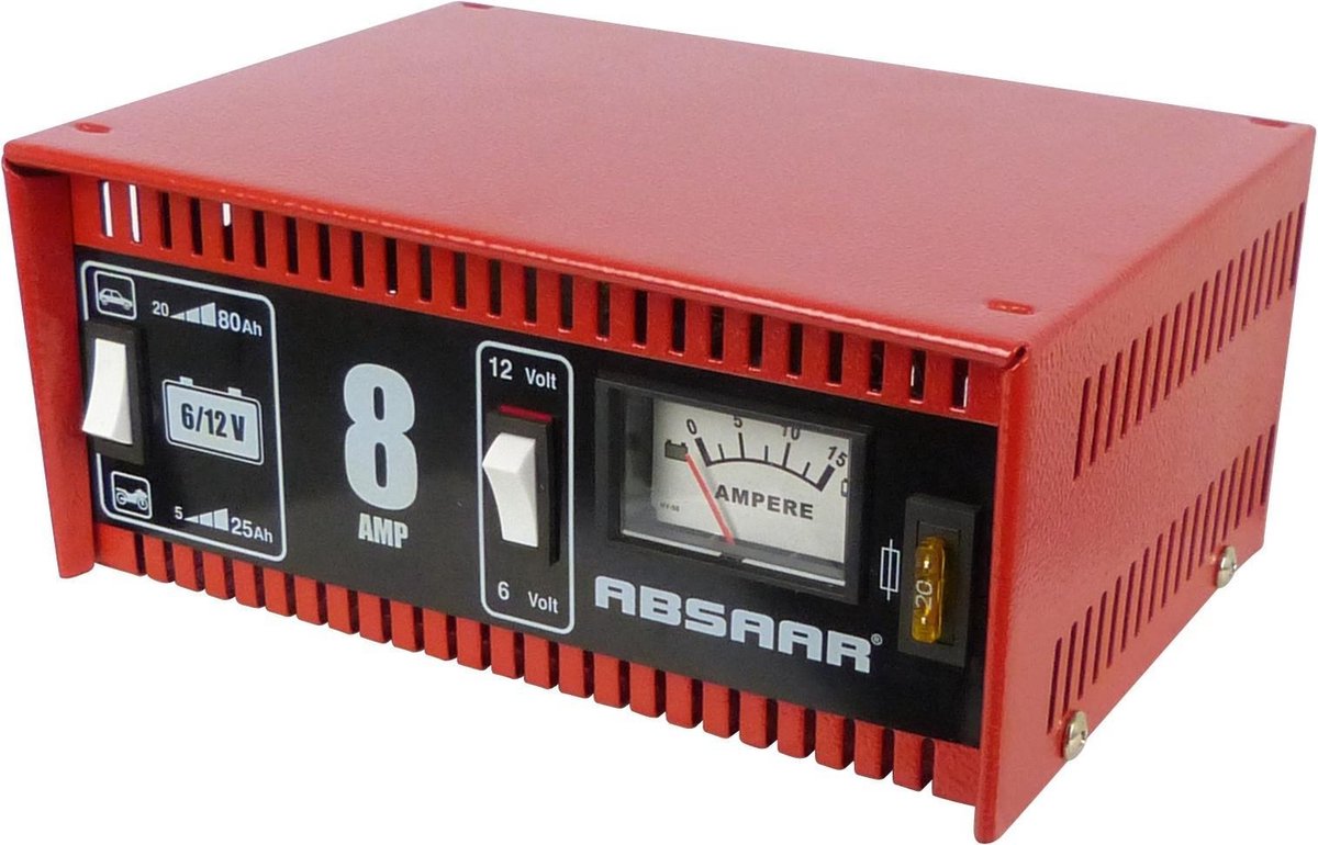 Absaar Acculader 8A 6/12V