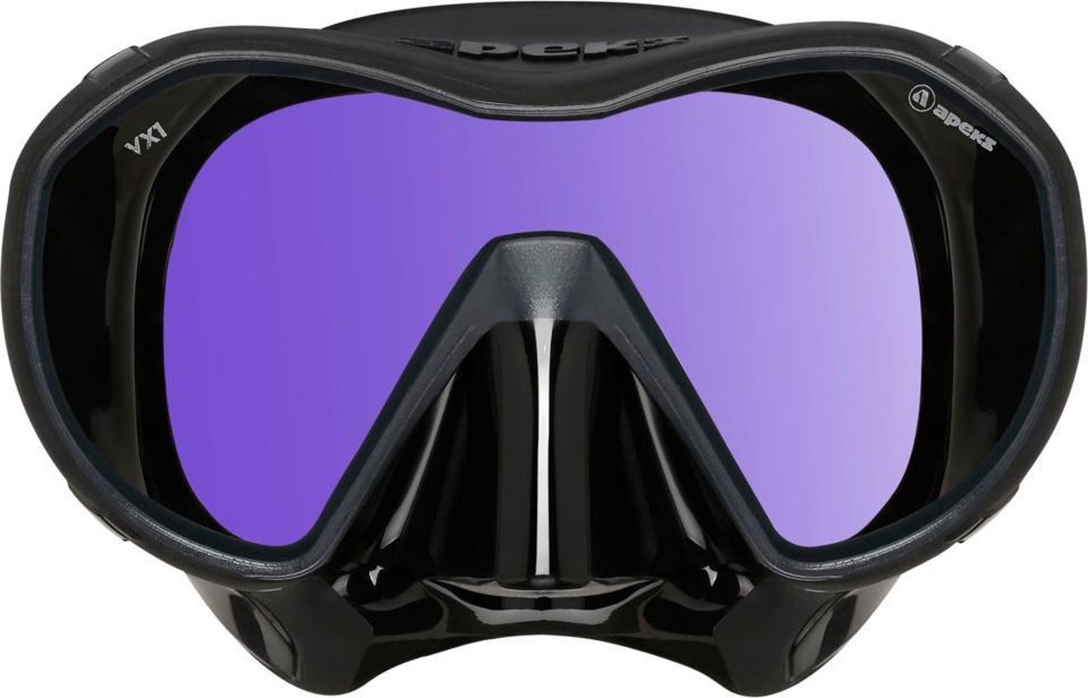 Apeks VX1 Ultra - Duikbril - Siliconen - UV Lens - Enkel Glas